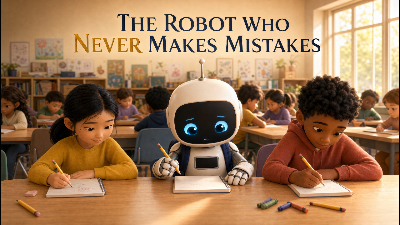THE ROBOT WHO NEVER MAKES MISTAKES cover